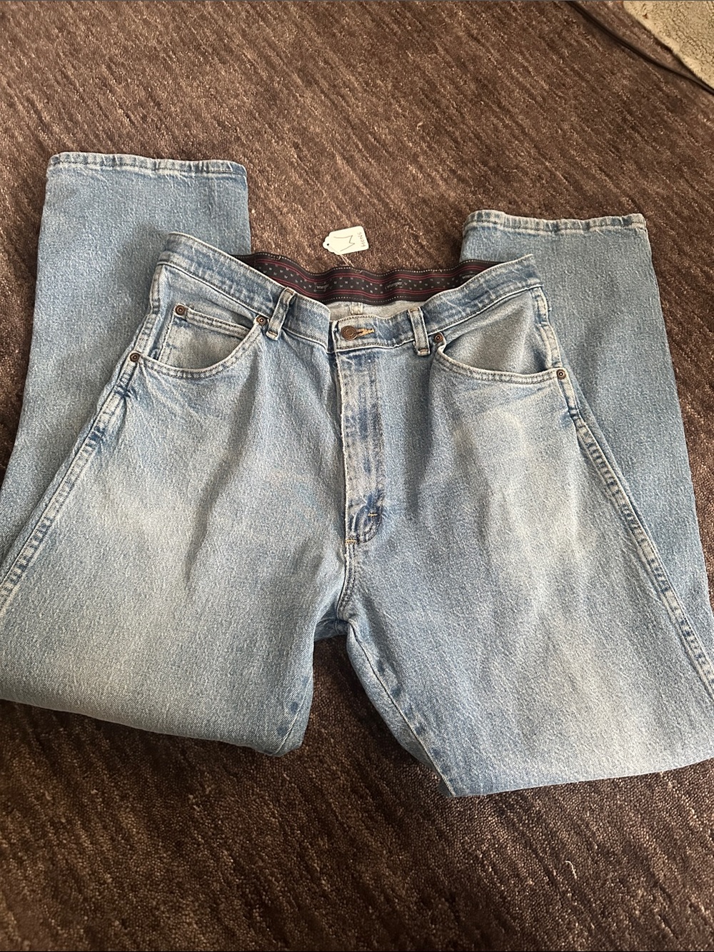 Wrangler Light Blue Relaxed Fit Men’s Jeans